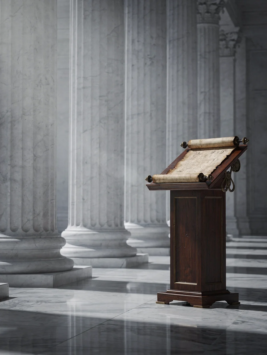Fine detail of institutional legacy and trust